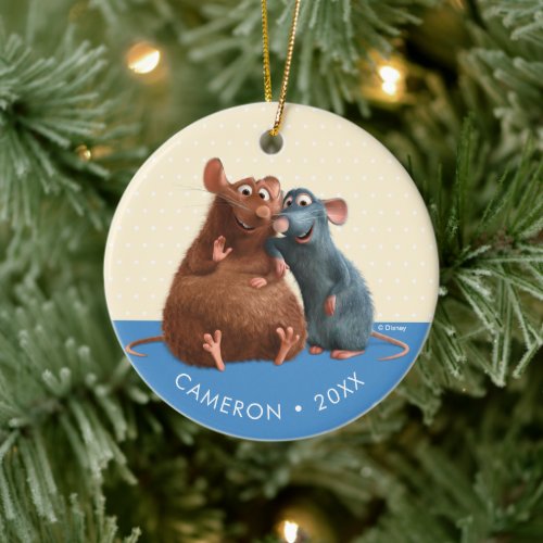 Ratatouille _ Emile and Remy Disney Ceramic Ornament