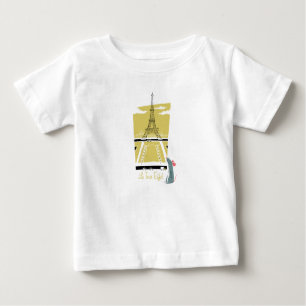 Ratatouille "La Tour Eiffel" Eiffel Tower vitage Baby T-Shirt