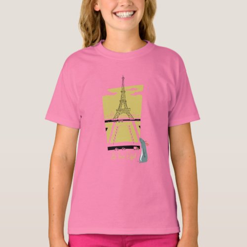 Ratatouille La Tour Eiffel Eiffel Tower vitage T_Shirt