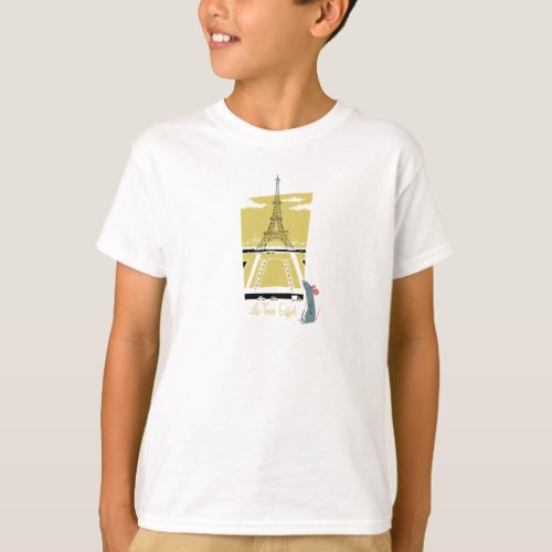 Ratatouille La Tour Eiffel Eiffel Tower vitage T_Shirt