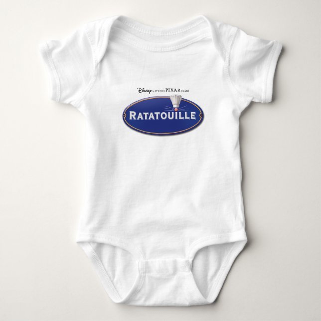 Ratatouille Logo Disney Baby Bodysuit (Front)