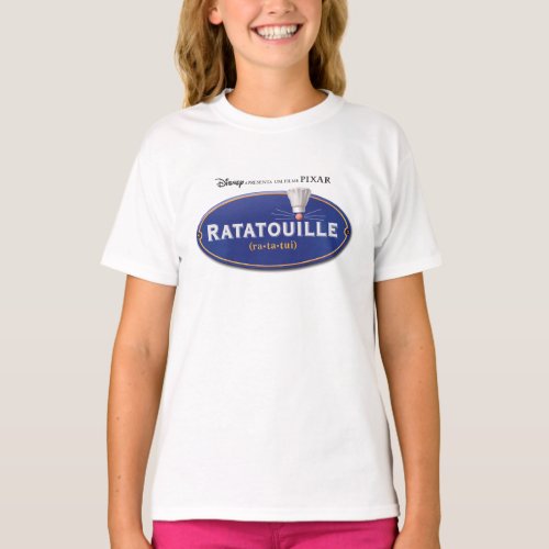 Ratatouille Movie logo Design Disney T_Shirt