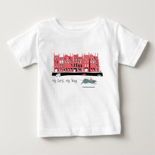 Ratatouille Paris Street Sceen Disney Baby T_Shirt