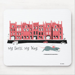 Ratatouille Paris Street Sceen Disney Mouse Pad