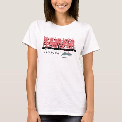 Ratatouille Paris Street Sceen Disney T_Shirt