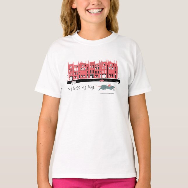 Ratatouille Paris Street Sceen Disney T-Shirt (Front)