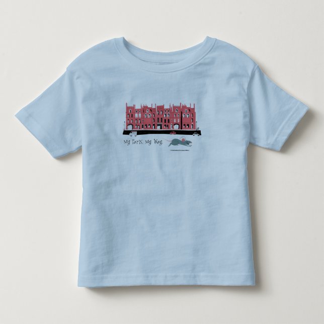 Ratatouille Paris Street Sceen Disney Toddler T-shirt (Front)