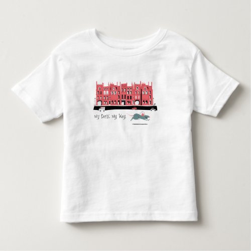 Ratatouille Paris Street Sceen Disney Toddler T_shirt