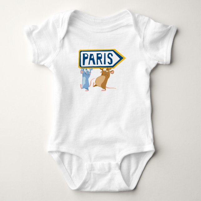 Ratatouille Remy and Emile Disney Baby Bodysuit (Front)