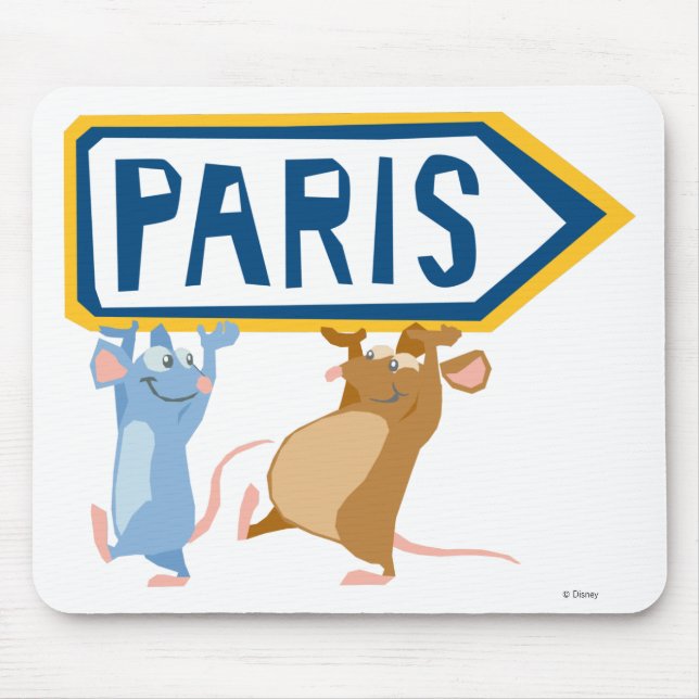 Ratatouille Remy and Emile Disney Mouse Pad (Front)