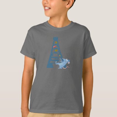 Ratatouille Remy by Eiffel Tower Disney T-Shirt