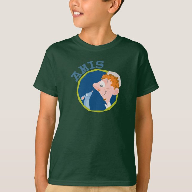 Ratatouille Remy Linguini Amis Friend logo Disney T-Shirt (Front)