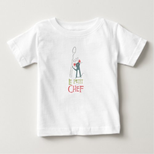 Ratatouille Remy vintage standing with spoon Baby T_Shirt