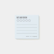Rate and Review (for events, business) blue