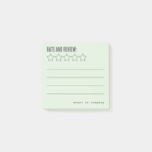 Rate and Review (for events, business) green