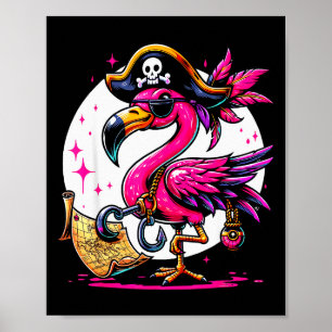 Rate Nk Flamingo Halloween Party - Jolly Roger Poster