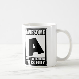 Rated A for awesome Coffee Mug