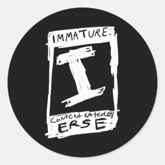 Rated Classic Round Sticker