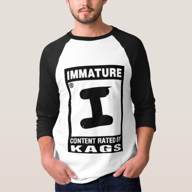 Rated I for Immature T-Shirt (Front)