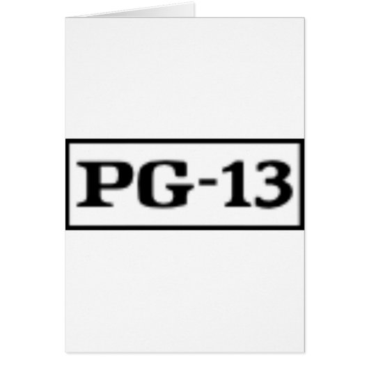 Rated PG-13, Rating System (Front)