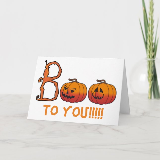 **RATED "R" FOR "YOU" FOR HALLOWEEN** HOLIDAY CARD (Front)