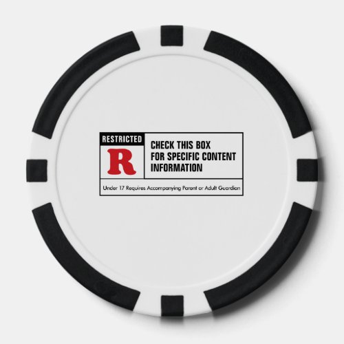 Rated R Poker Chips