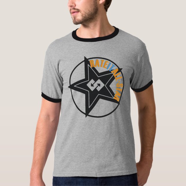 RateItAll Star - Ringer T T-Shirt (Front)