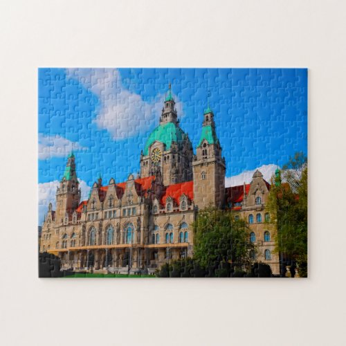 Rathaus  Hannover Germany Jigsaw Puzzle