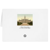 Rathaus, Vienna, Austria Cards (Back Horizontal)