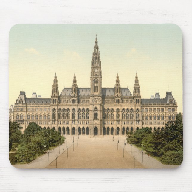Rathaus, Vienna, Austria Mouse Pad (Front)