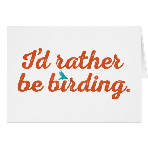 Rather be Birding