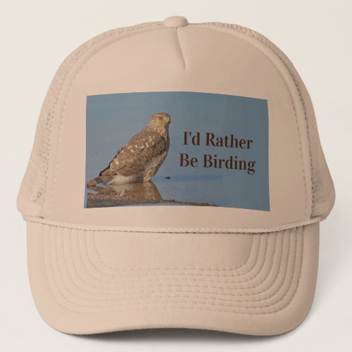 Rather Be Birding Hobby Wild Raptor Bird Hawk Trucker Hat