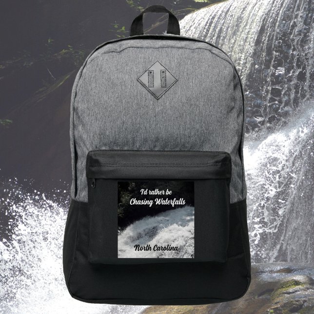 Rather Be Chasing Waterfalls North Carolina Port Authority® Backpack (Creator Uploaded)