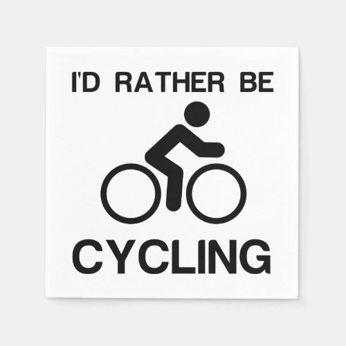 RATHER BE CYCLING NAPKINS