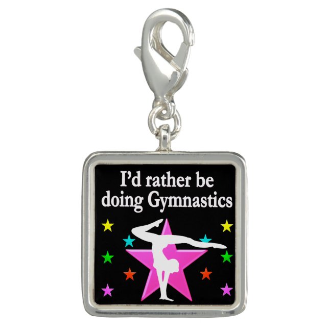 RATHER BE DOING GYMNASTICS DESIGN CHARM (Front)