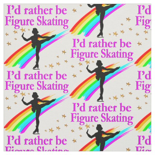 RATHER BE FIGURE SKATING FABRIC