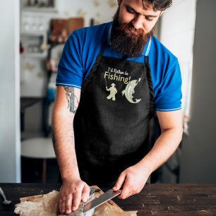 Rather Be Fishing Funny Apron