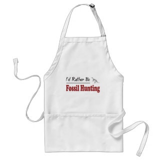Rather Be Fossil Hunting Adult Apron