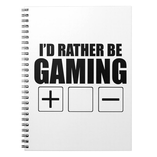 Rather Be Gaming (FATE) Notebook (Front)