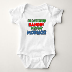 Rather Be Hanging With Mormor Baby Bodysuit