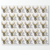 Rather Be Hunting Wrapping Paper (Flat)