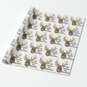 Rather Be Hunting Wrapping Paper (Unrolled)