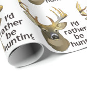 Rather Be Hunting Wrapping Paper (Roll Corner)