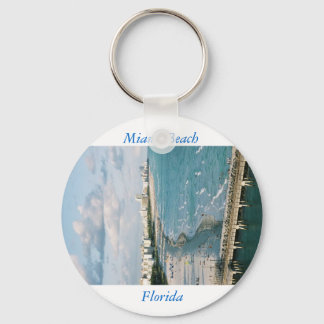 Rather Be In Miami Keychain
