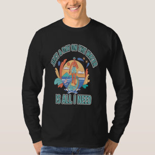 Rather be paddling find me on the board summer vac T-Shirt
