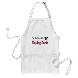 Rather Be Playing Darts Adult Apron