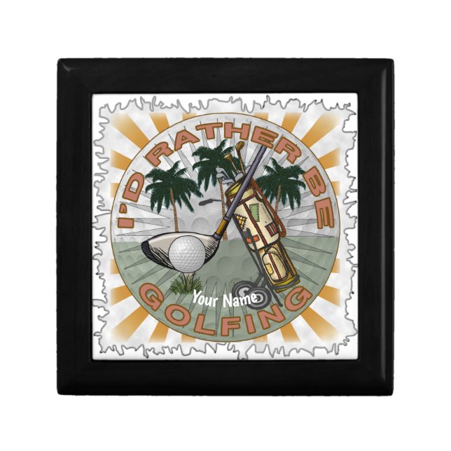 Rather Be Playing Golf   Gift Box (Front)