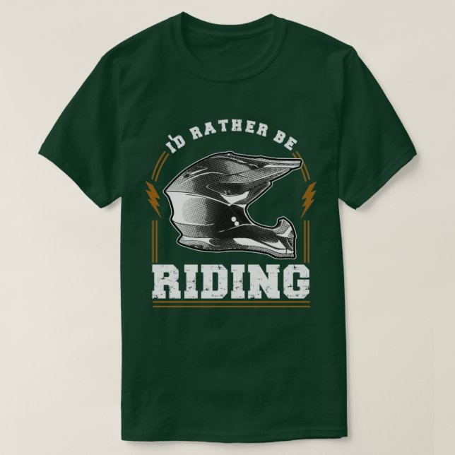 Rather Be Riding T-Shirt (Design Front)