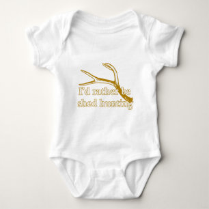 Rather be shed hunting baby bodysuit