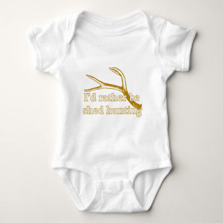 Rather be shed hunting baby bodysuit